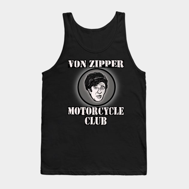 Eric Von Zipper Motorcycle Club Tank Top by TL Bugg